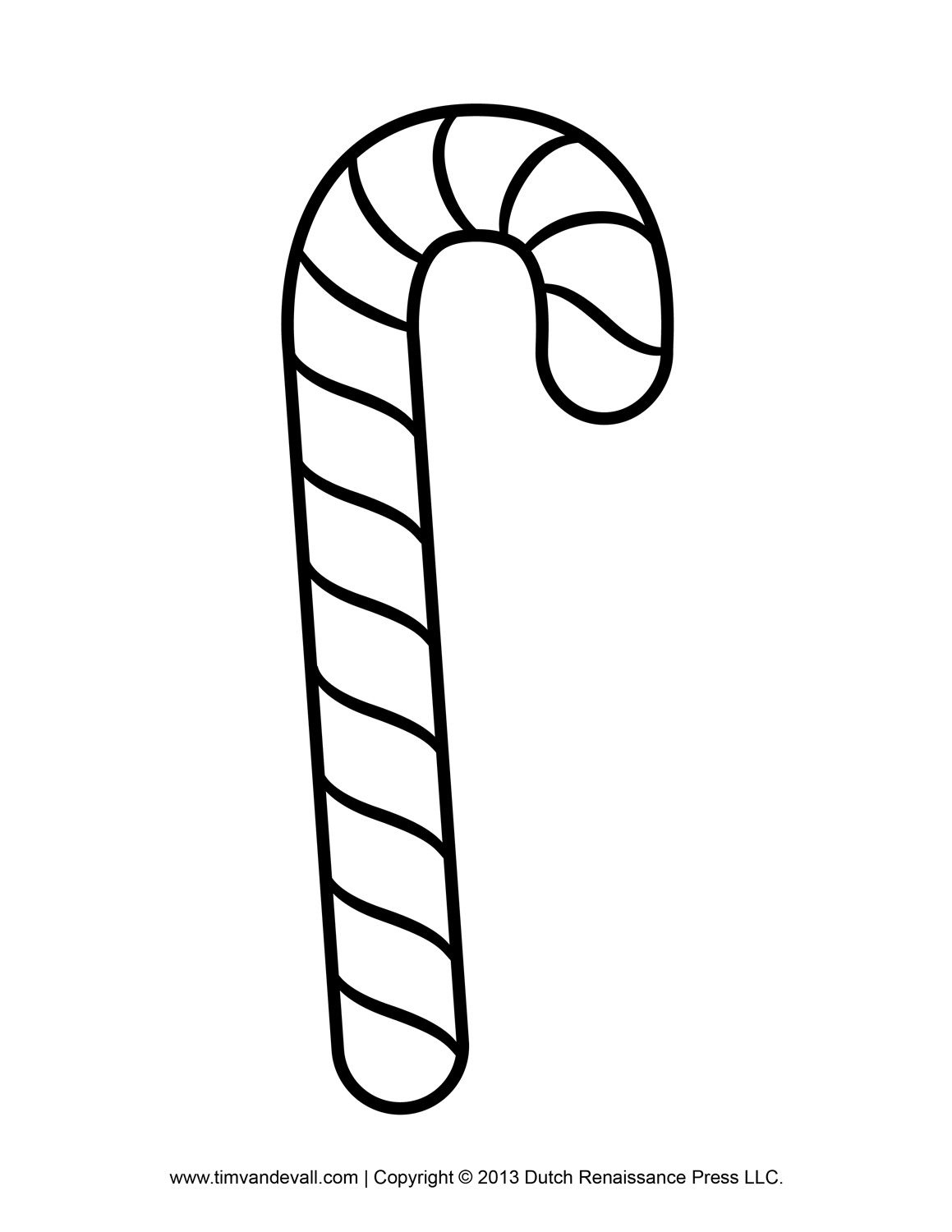 Free Printable Candy Cane Coloring Pages throughout Free Candy Cane Template Printable