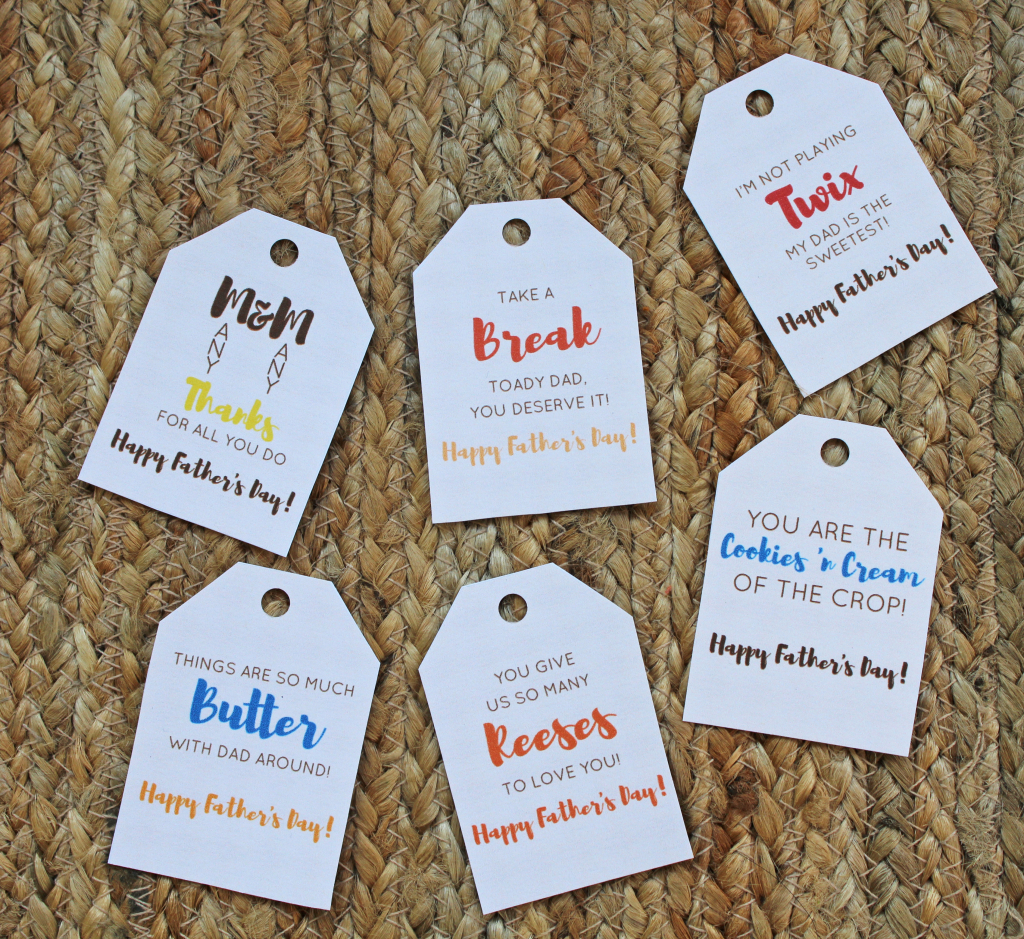 Free Printable Candy Tags For Father&amp;#039;S Day with regard to Free Printable Father&amp;#039;S Day Labels