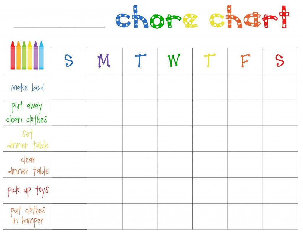 Free Printable Chore Charts For Toddlers | Chore Chart For intended for Free Printable Toddler Chore Chart