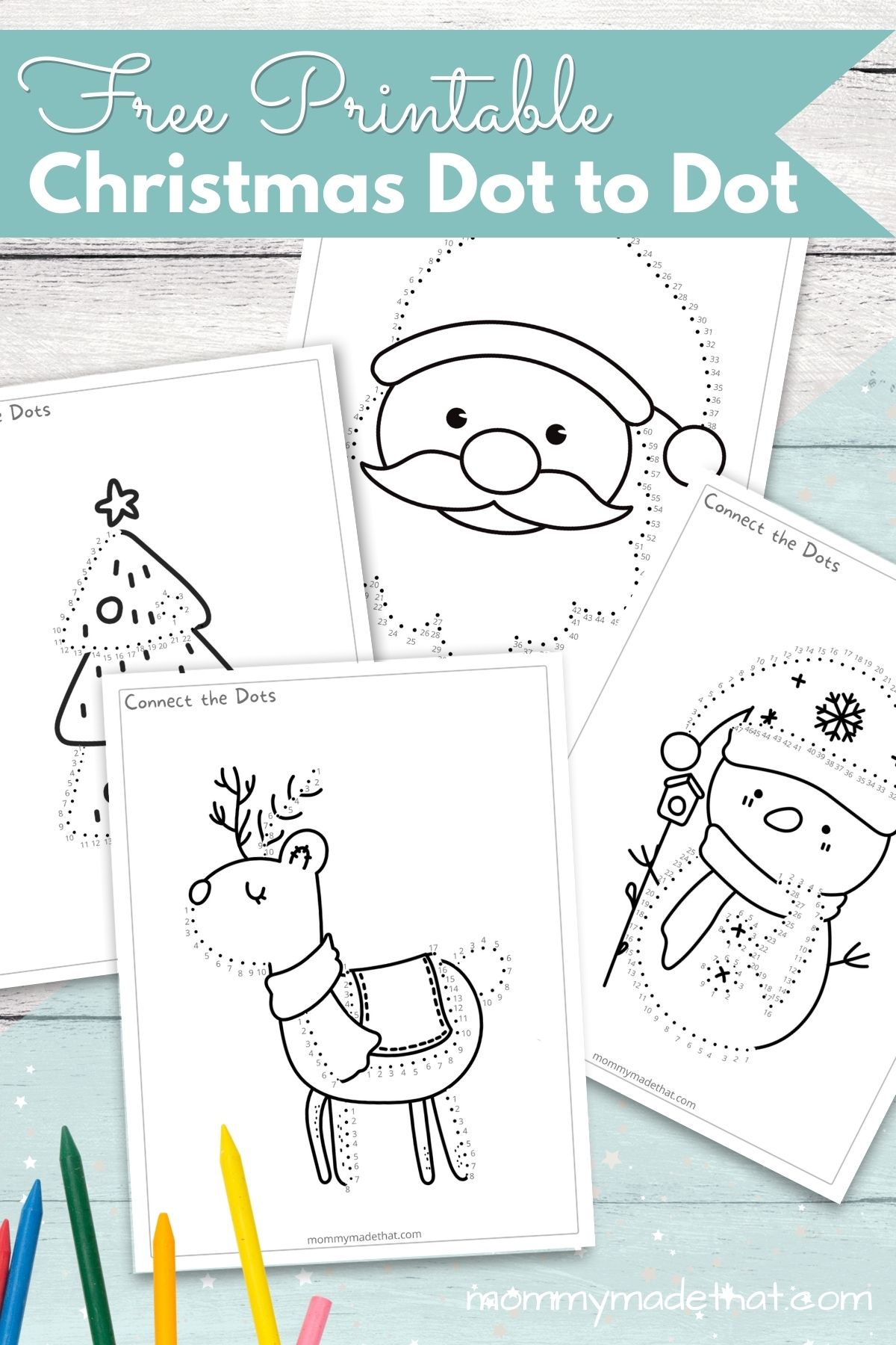 Free Printable Christmas Dot To Dot in Free Christmas Connect The Dots Worksheets Printable