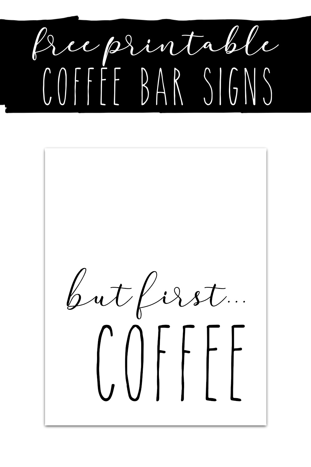 Free Printable Coffee Bar Signs - Extreme Couponing Mom intended for Free Printable Coffee Bar Signs