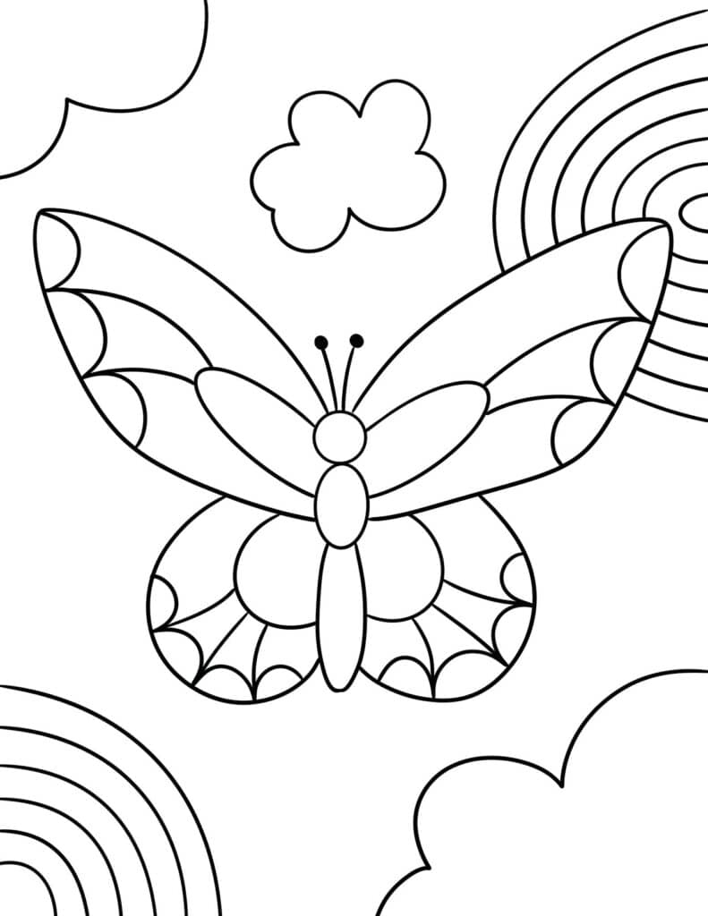 Free Printable Coloring Pages! ⋆ The Hollydog Blog intended for Free Preschool Coloring Sheets Printables