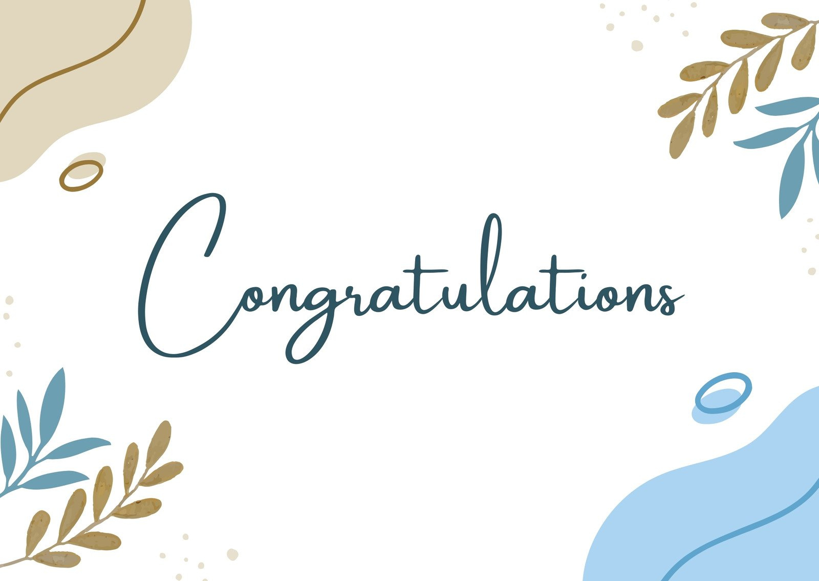 Free, Printable Custom Congratulation Card Templates | Canva within Free Printable Congratulations Cards