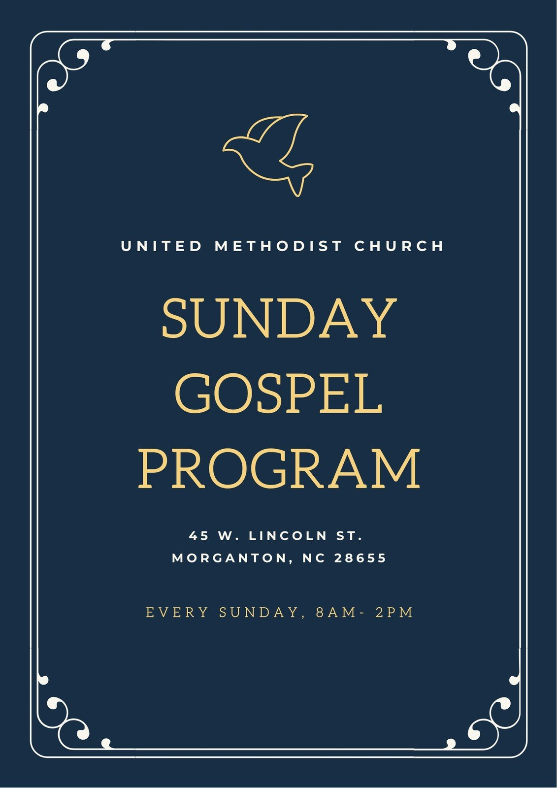 Free, Printable, Customizable Church Program Templates | Canva inside Free Printable Church Program Templates
