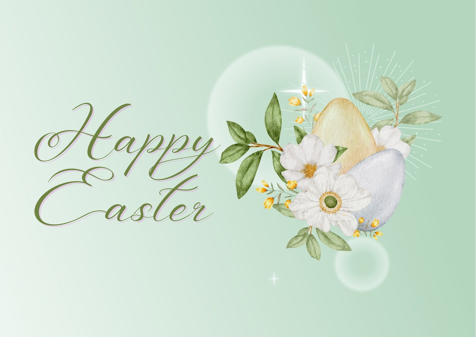 Free Printable, Customizable Easter Card Templates | Canva in Free Printable Easter Greeting Cards