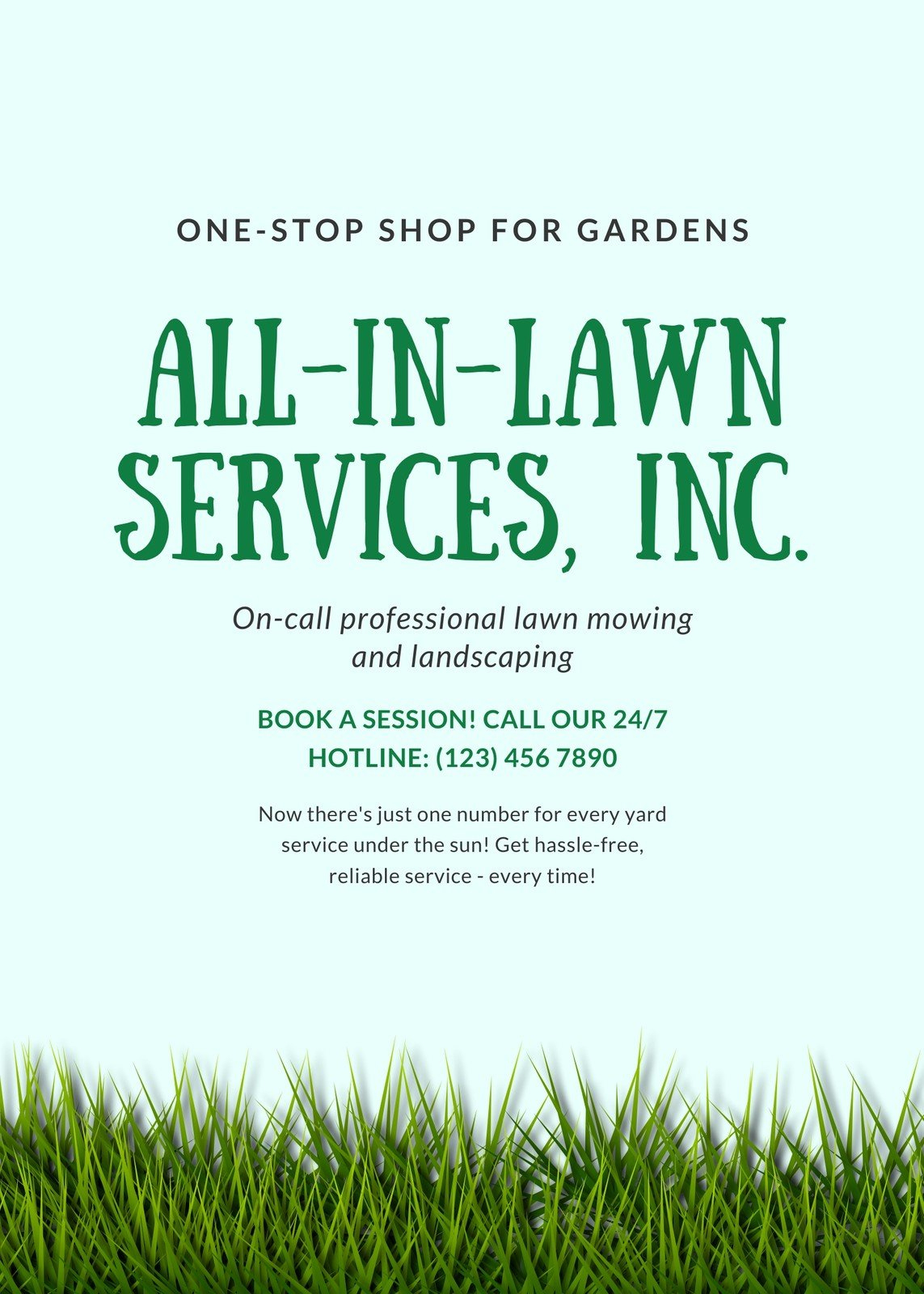 Free Printable, Customizable Landscaping Flyer Templates | Canva within Free Printable Landscaping Flyers