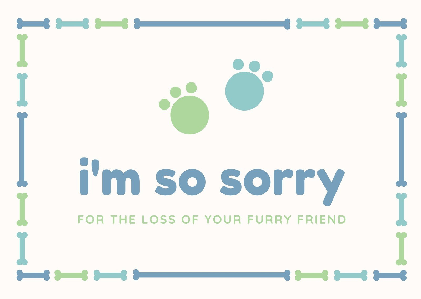 Free, Printable, Customizable Pet Sympathy Card Templates | Canva with regard to Free Printable Sympathy Cards For Dogs