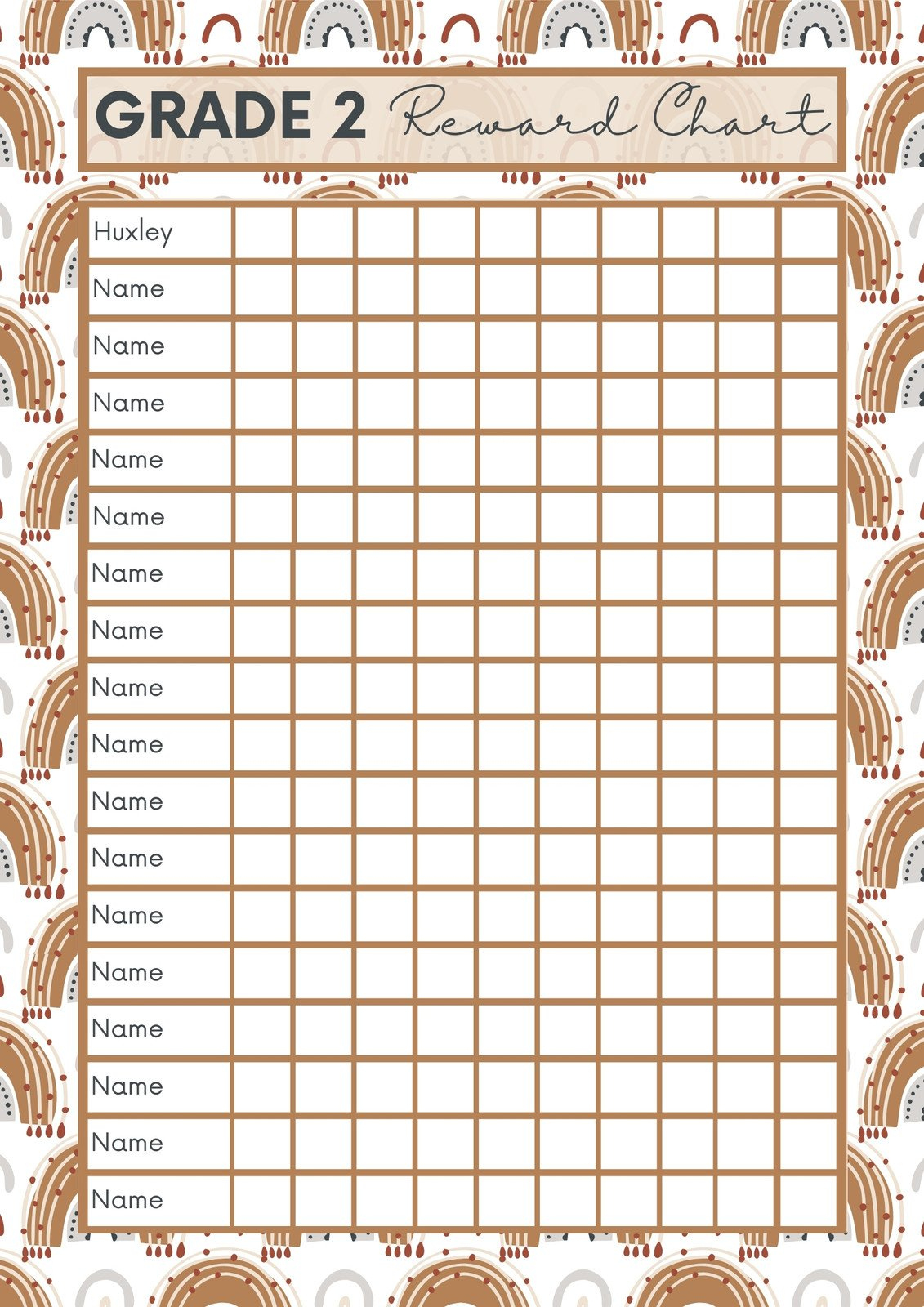 Free Printable, Customizable Reward Chart Poster Templates | Canva in Free Printable Incentive Charts For Teachers