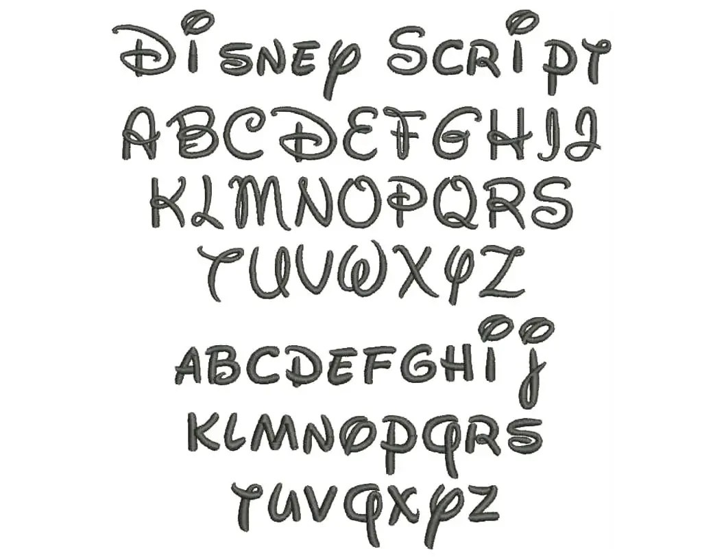 Free Printable Disney Letter Stencils pertaining to Free Printable Disney Font Stencils