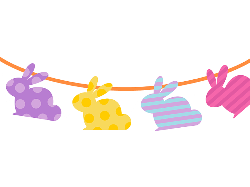 Free Printable Easter Banner &amp;amp; Cupcake Toppers - Magical Printable within Free Printable Easter Bunting