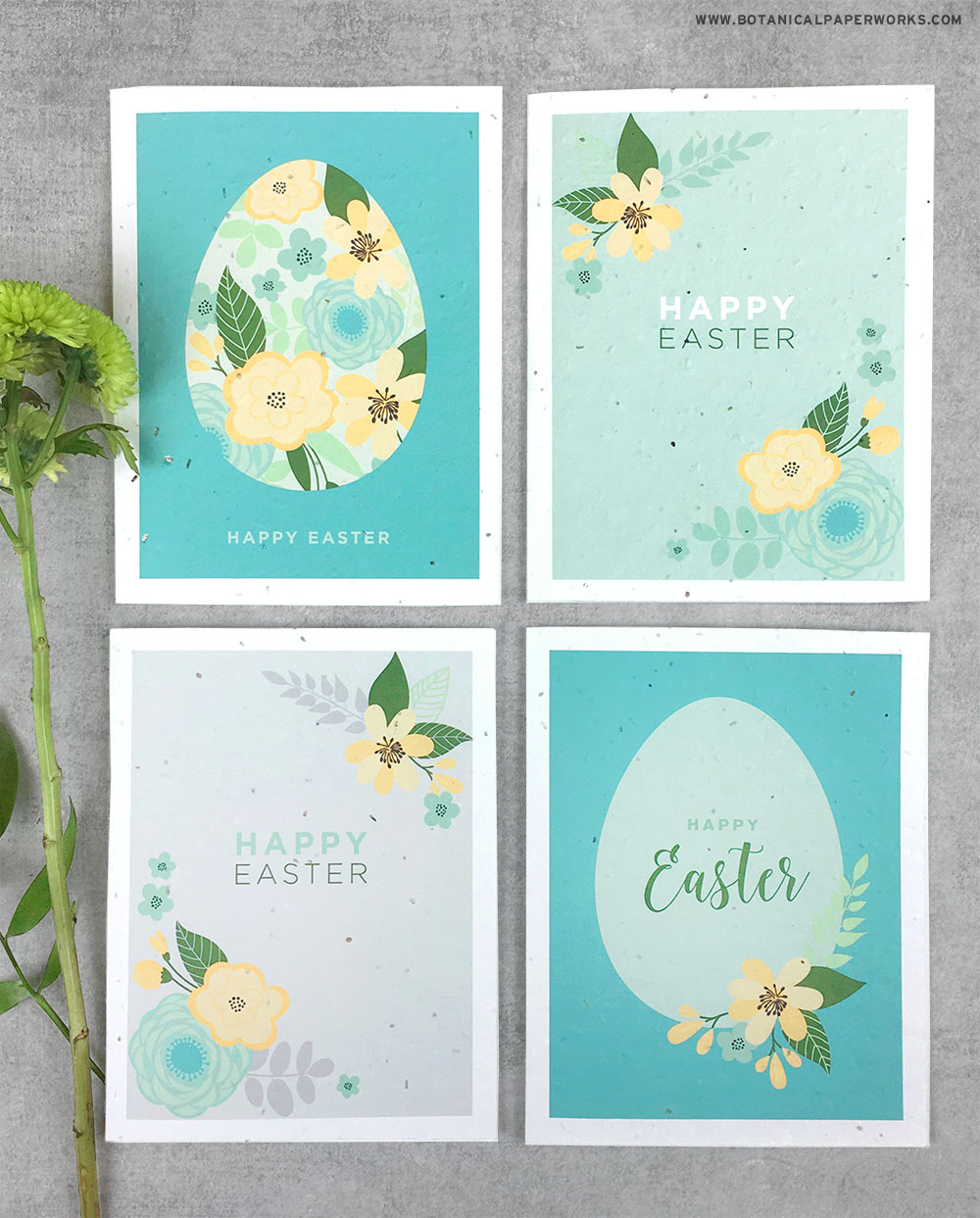 Free Printable} Easter Cards - Botanical Paperworks inside Printable Easter Greeting Cards Free