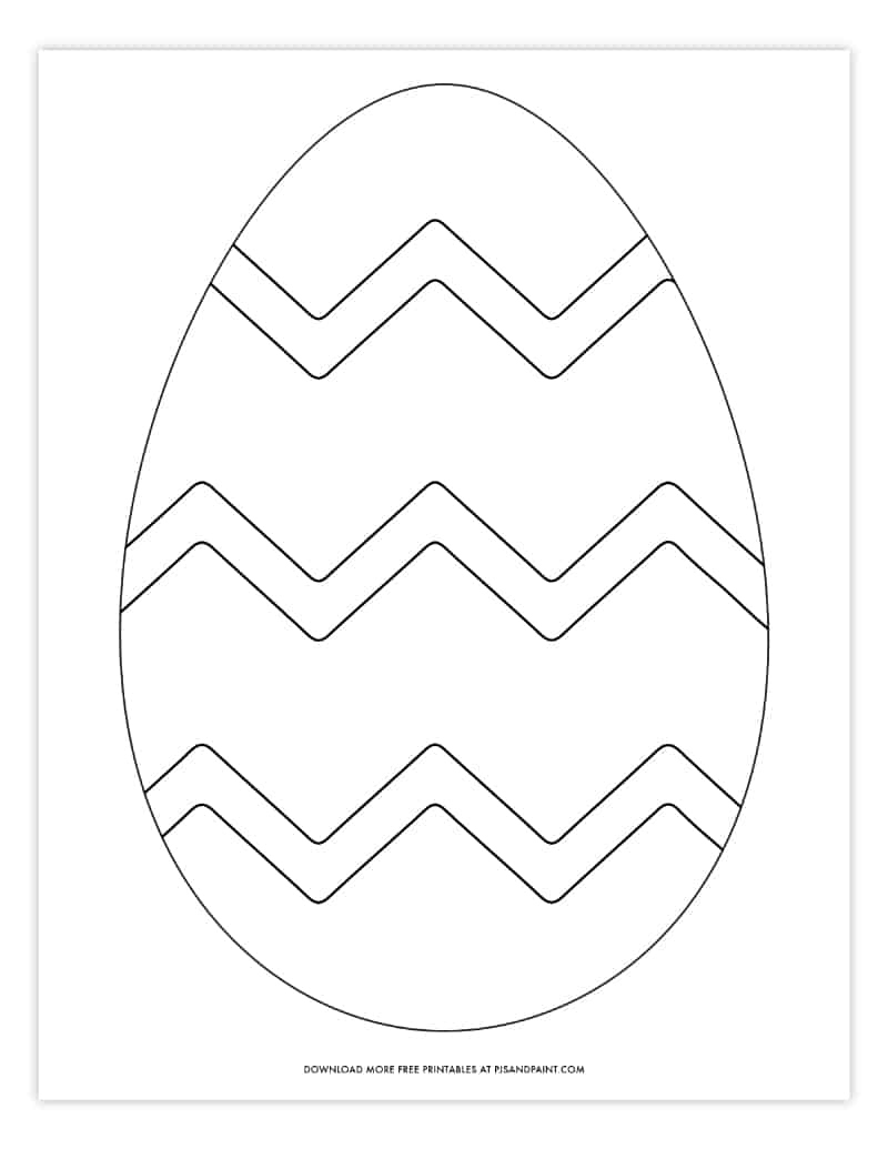 Free Printable Easter Egg Coloring Pages - Easter Egg Template within Easter Egg Template Free Printable
