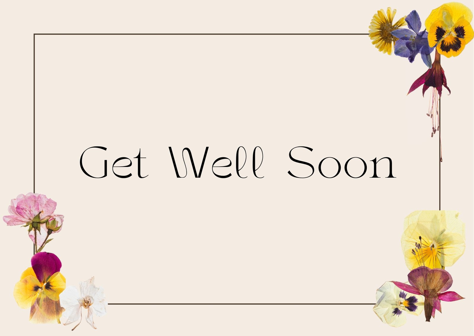 Free, Printable, Editable Get Well Soon Card Templates | Canva inside Free Printable Get Well Soon Cards