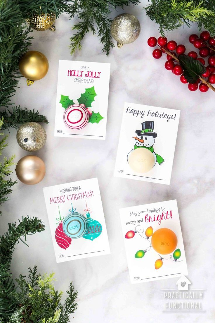 Free Printable Eos Lip Balm Christmas Gifts | Free Christmas intended for Free Printable Eos Christmas Card