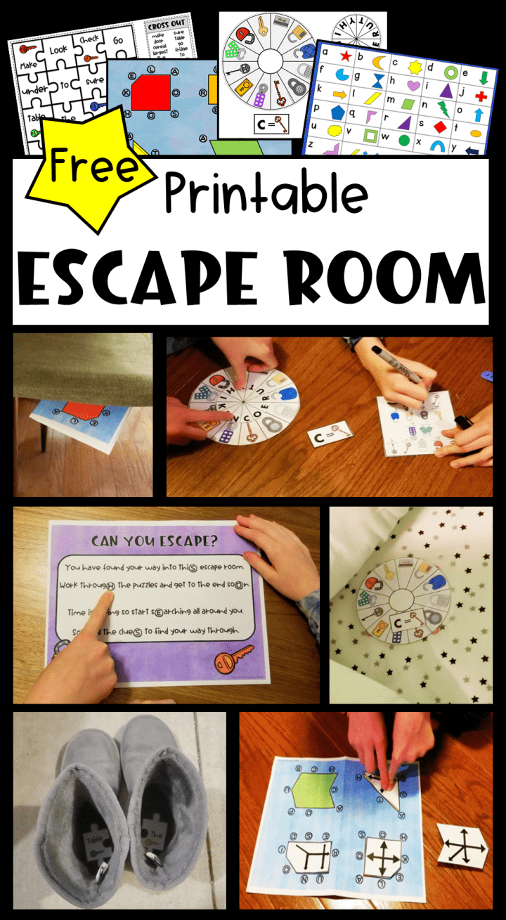 Free Printable Escape Room For Kids for Printable Escape Room Free