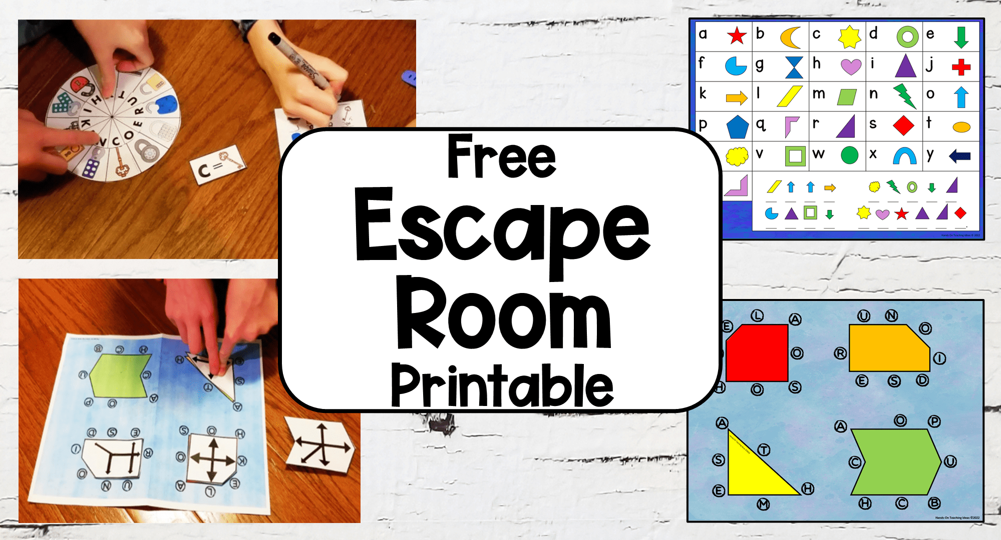 Free Printable Escape Room For Kids inside Free Printable Escape Room Kit