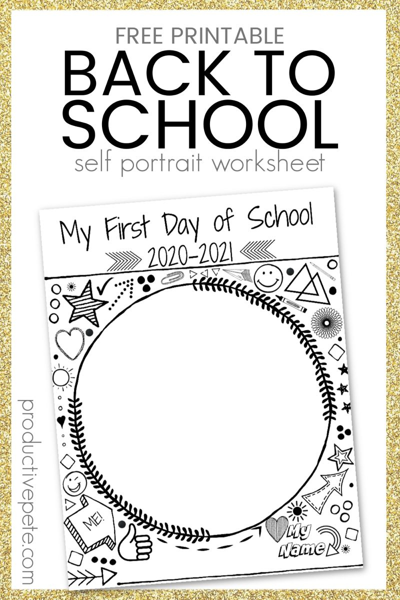 Free Printable First Day Of School Worksheet - Back To School with regard to Free Printable First Day Of School Activities