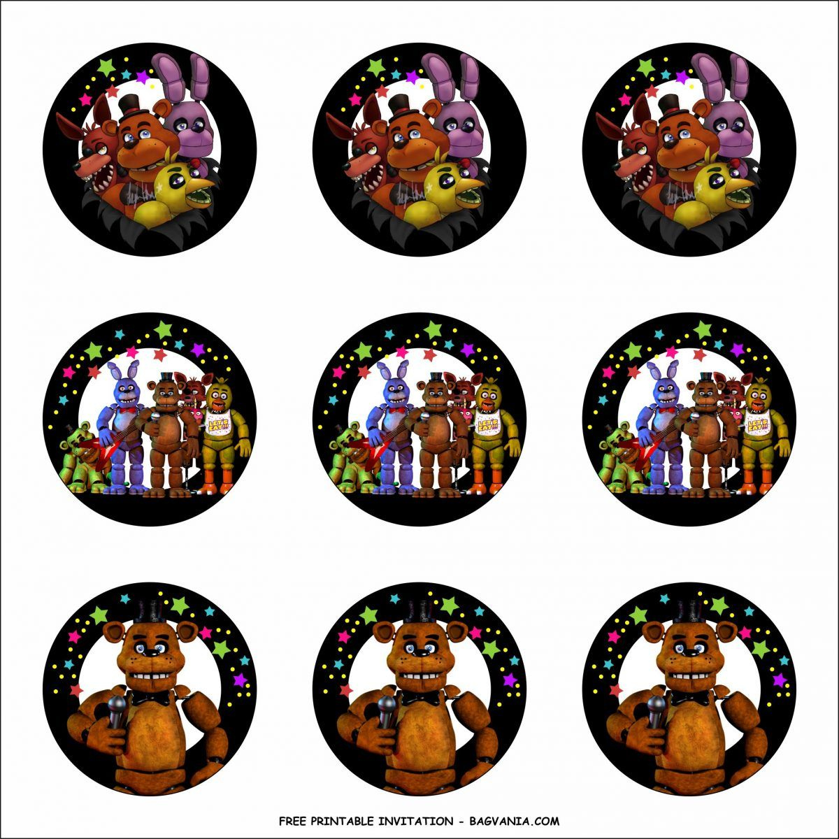 Free Printable) – Five Night At Freddy&amp;#039;S Party Kits Template pertaining to Five Nights At Freddy&amp;amp;#039;S Free Printables