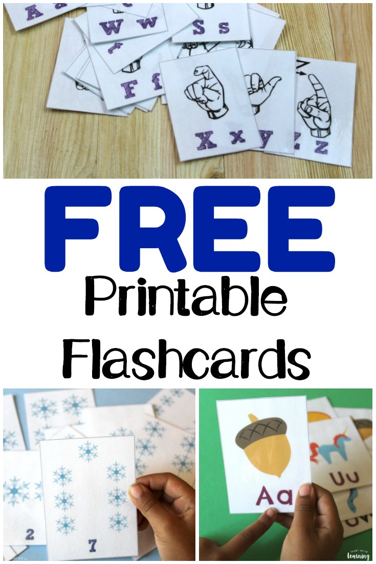 Free Printable Flashcards - Look! We&amp;#039;Re Learning! inside Free Printable Flash Cards