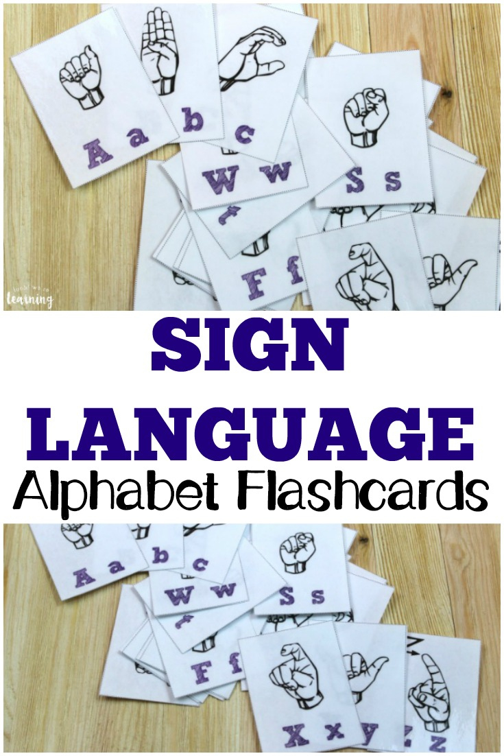 Free Printable Flashcards: Sign Language Alphabet Flashcards regarding Sign Language Flash Cards Free Printable