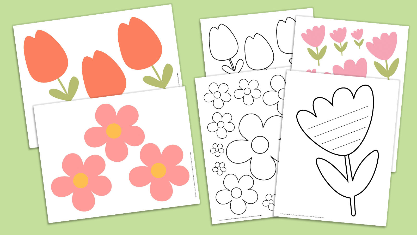 Free Printable Flower Template throughout Free Printable Flower Template