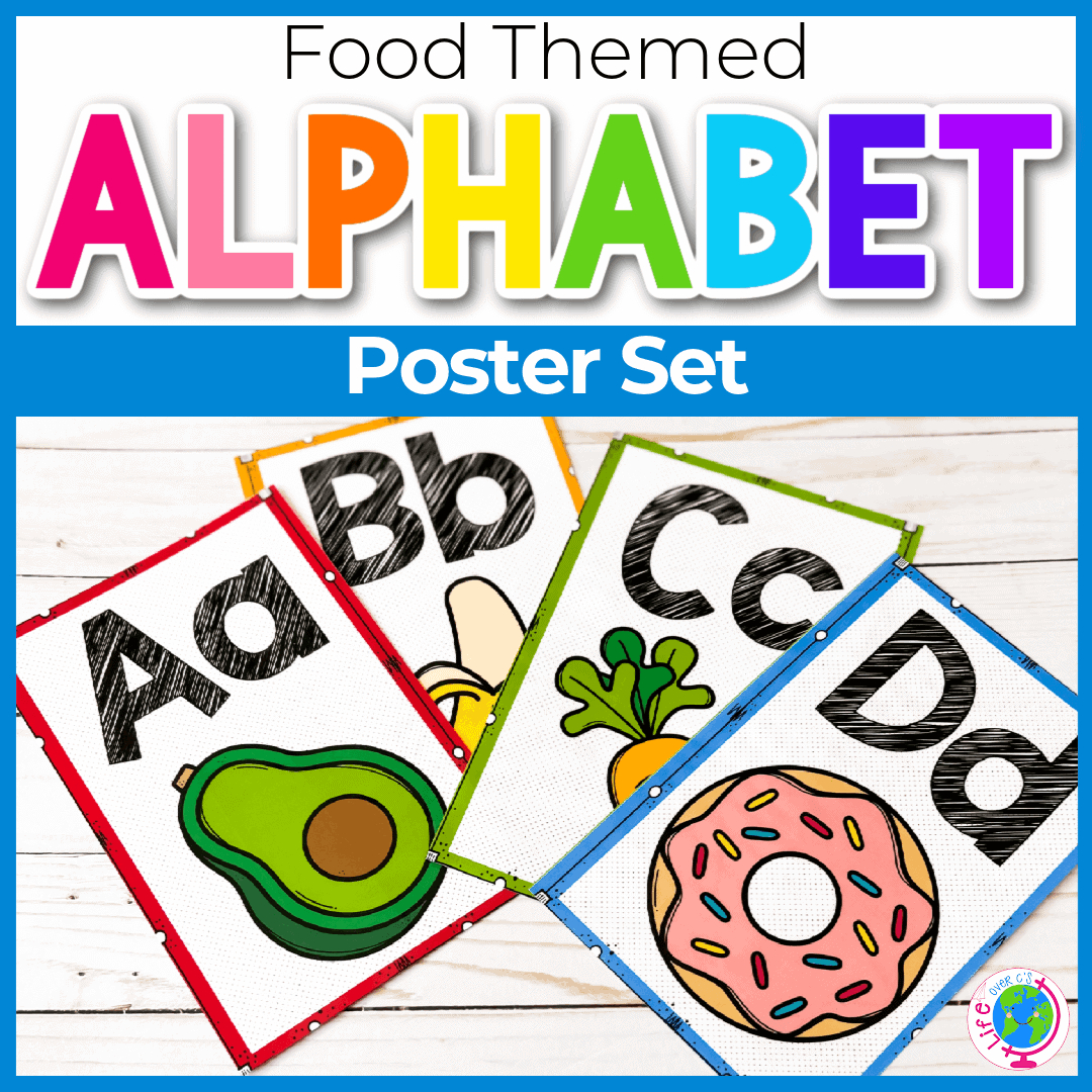 Free Printable Food Alphabet Posters For Preschoolers pertaining to Free Printable Alphabet Letters For Display