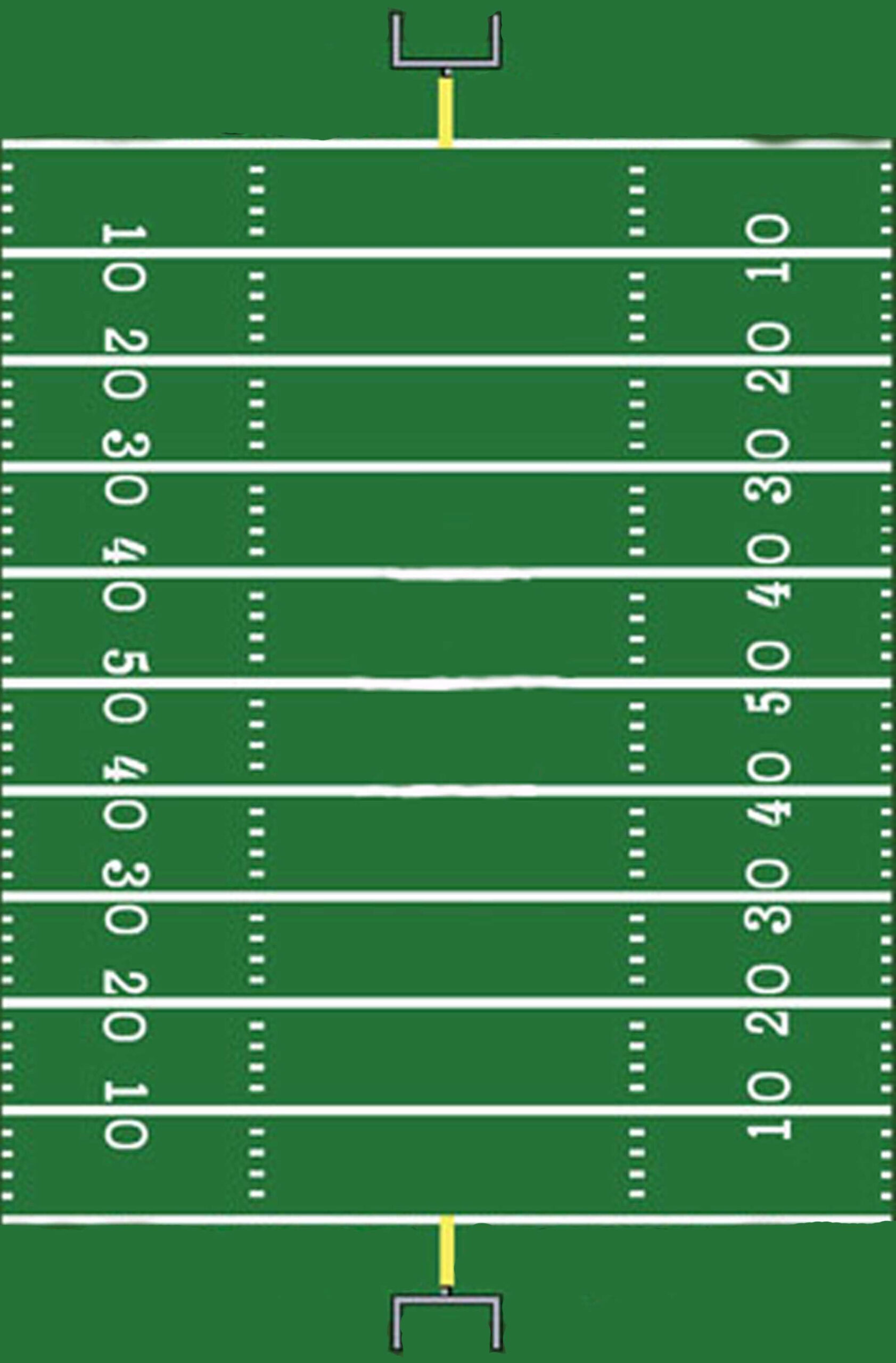 Free Printable Football Field Template intended for Free Printable Football Templates