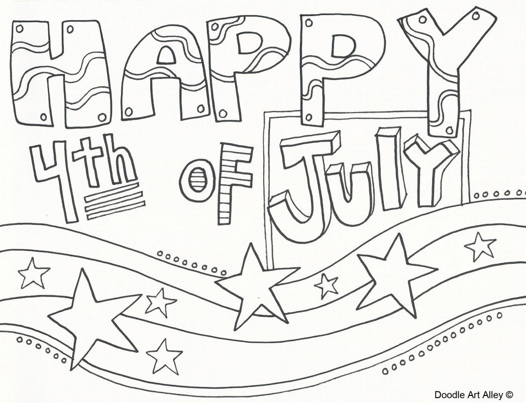 Free, Printable Fourth Of July Coloring Pages For Kids pertaining to Free 4Th Of July Printables