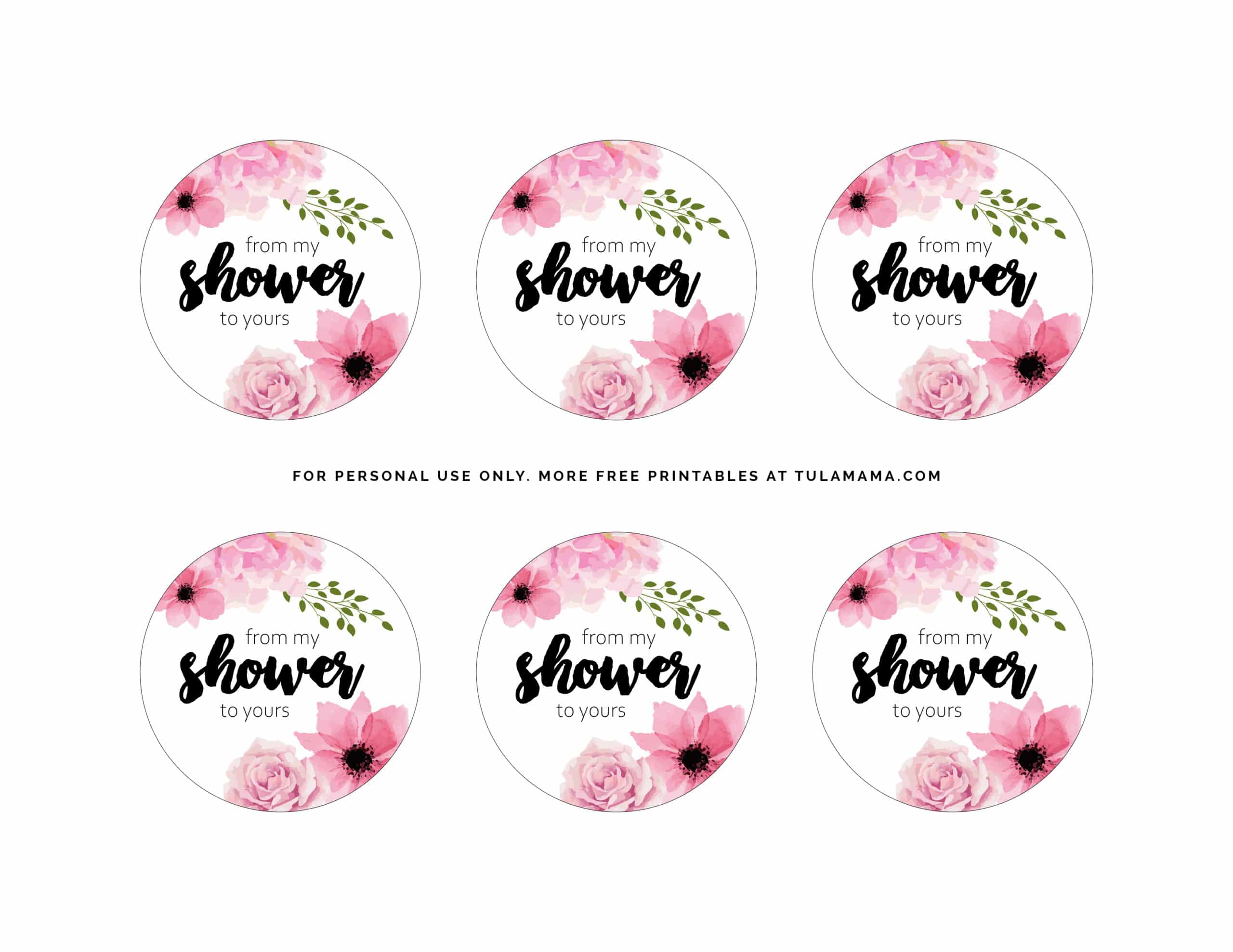 Free Printable &amp;quot;From My Shower To Yours&amp;quot; Gift Tags - Tulamama pertaining to Free Printable Baby Shower Labels And Tags