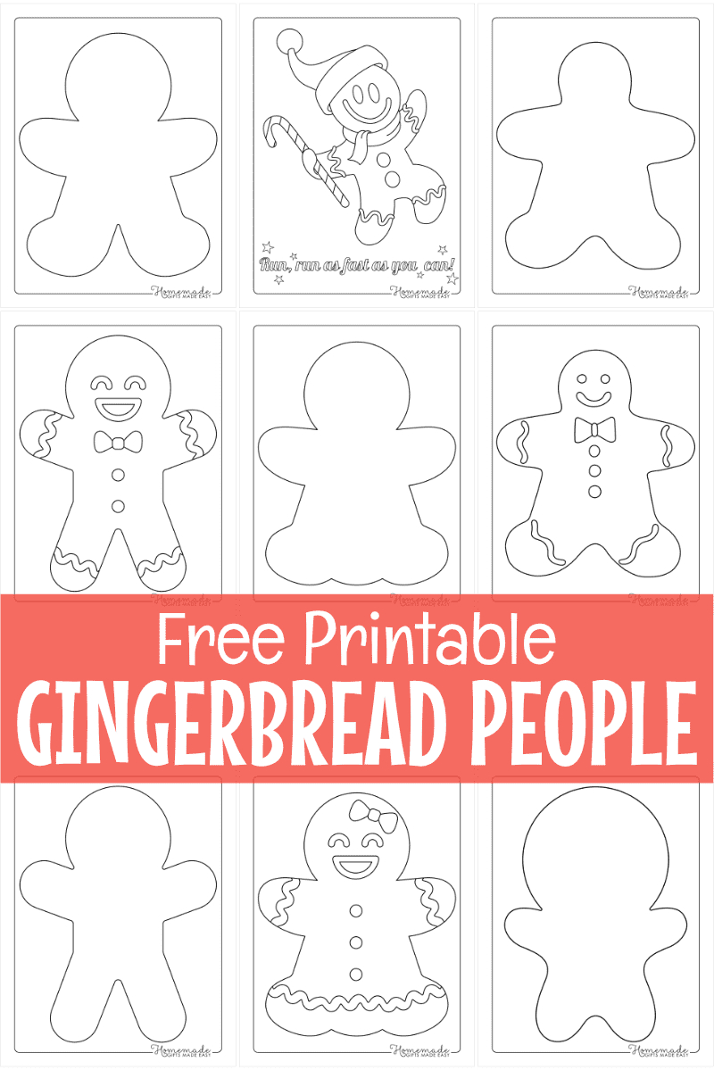 Free Printable Gingerbread Man Templates &amp;amp; Coloring Pages regarding Gingerbread Template Free Printable