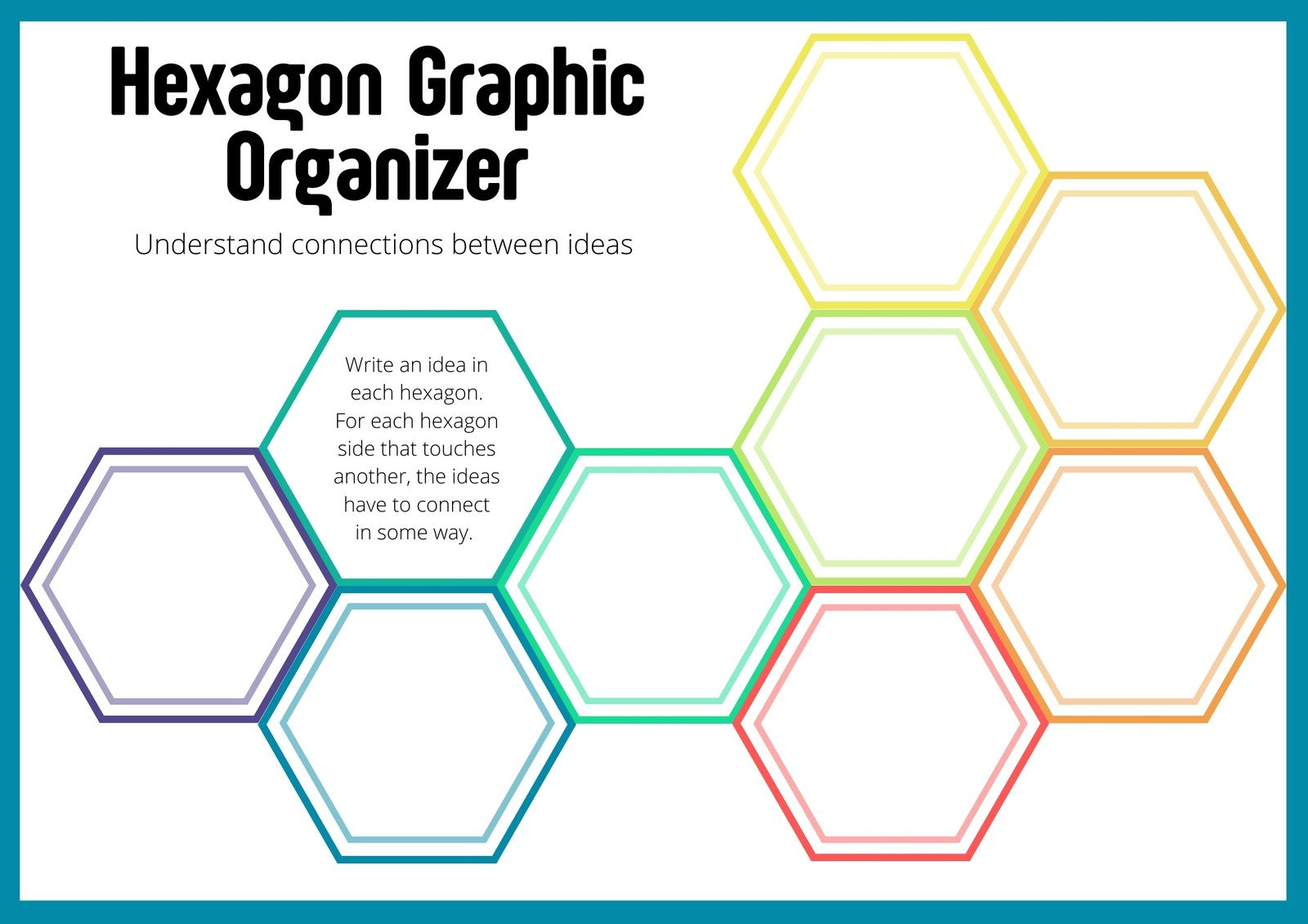 Free Printable Graphic Organizer Templates To Customize | Canva with Free Printable Graphic Organizers