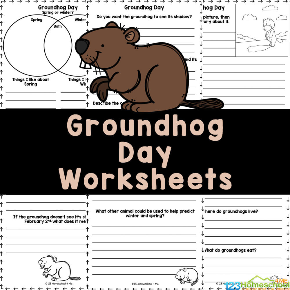 Free Printable Groundhog Day Worksheets For 1St-4Th Grade intended for Free Printable Groundhog Day Reading Comprehension Worksheets