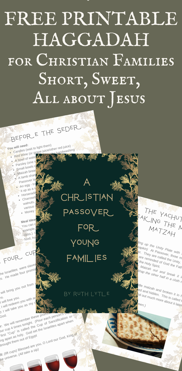 Free Printable Haggadah For A Christian Seder | Passover Dinner regarding Free Printable Messianic Haggadah