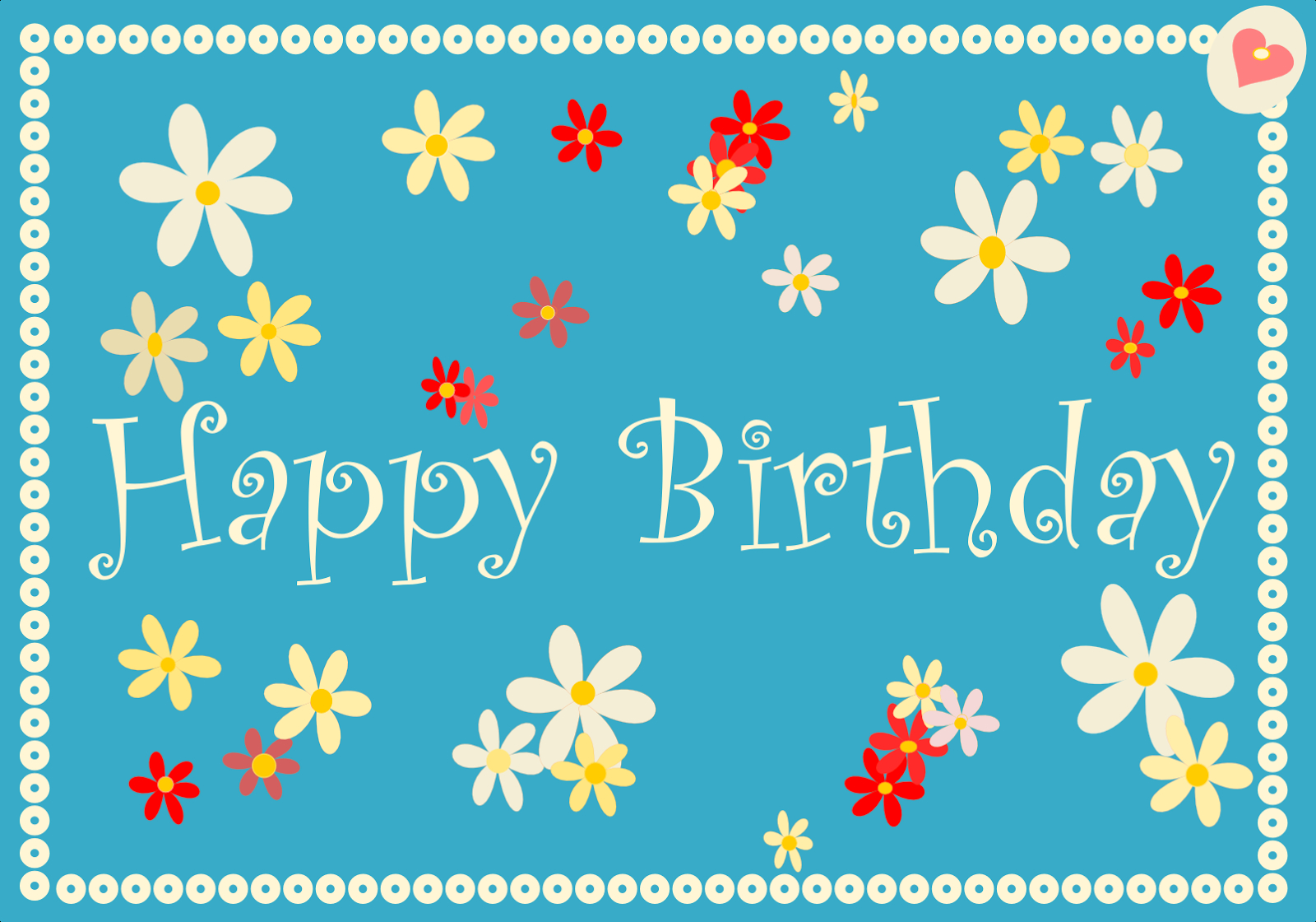 Free Printable Happy Birthday Cards – Ausdruckbare with Free Online Printable Birthday Cards