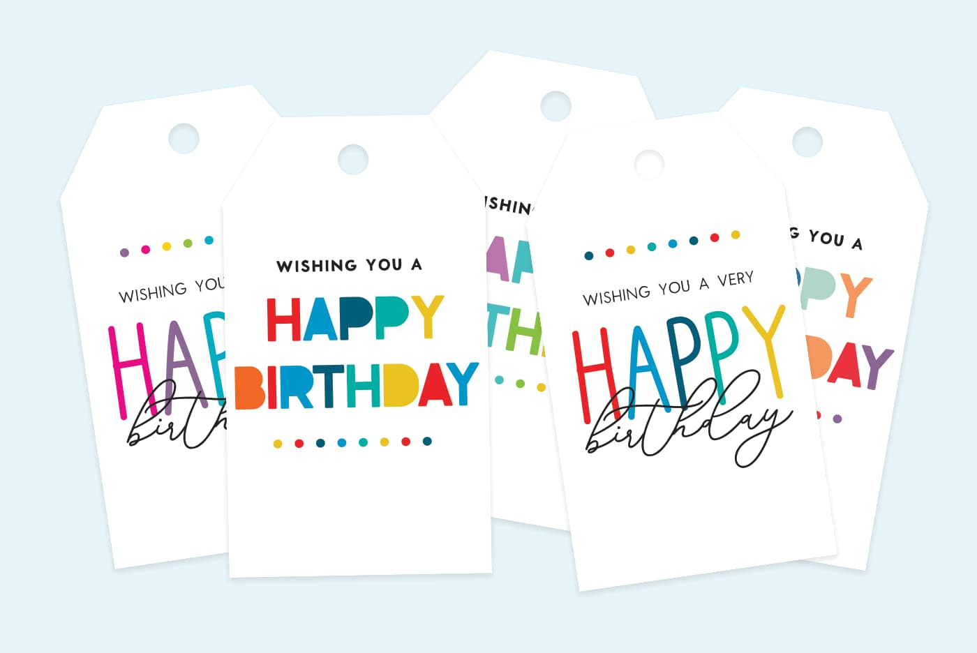 Free Printable Happy Birthday Gift Tags - Favorite Printables inside Free Printable Birthday Tags