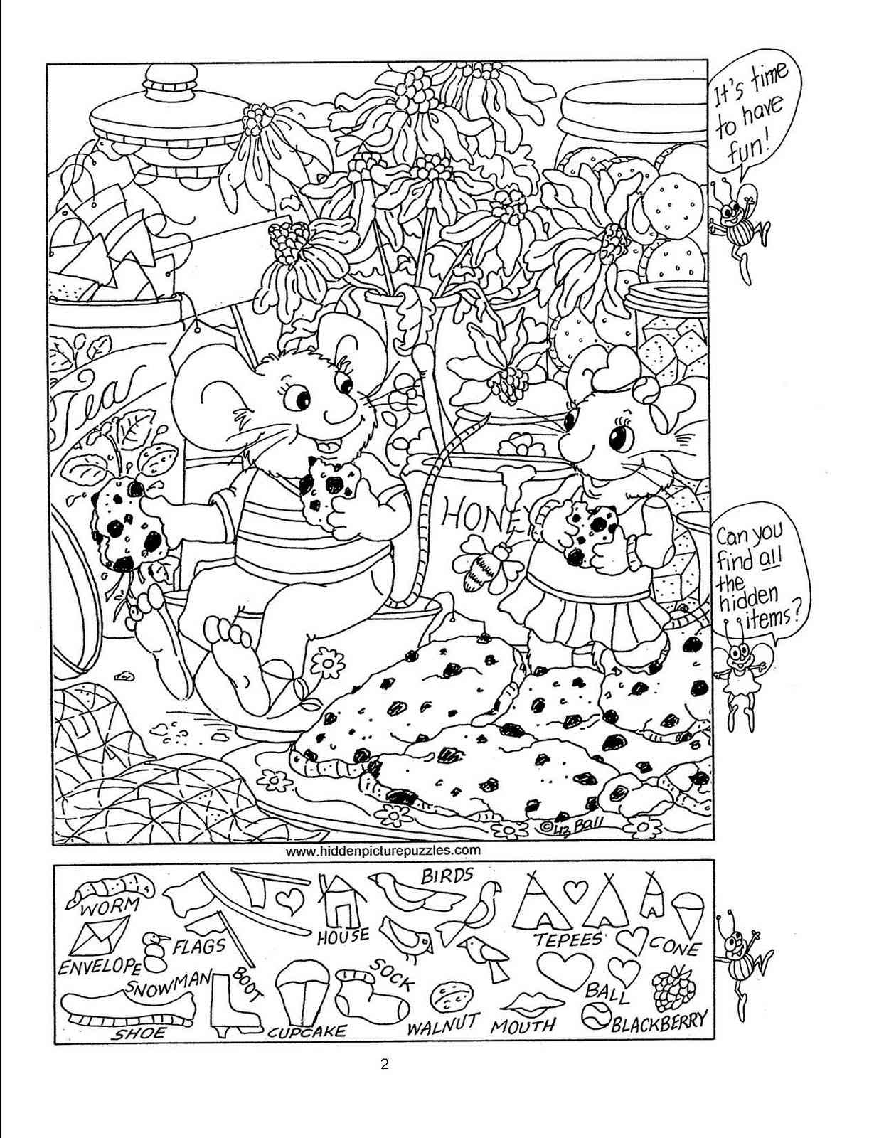 Free, Printable Hidden Picture Puzzles For Kids inside Free Printable Hidden Pictures