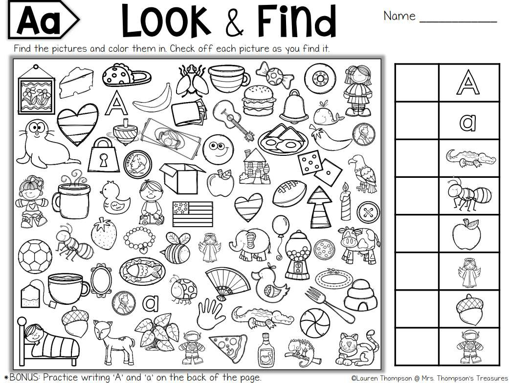 Free, Printable Hidden Picture Puzzles For Kids inside Free Printable Seek And Find