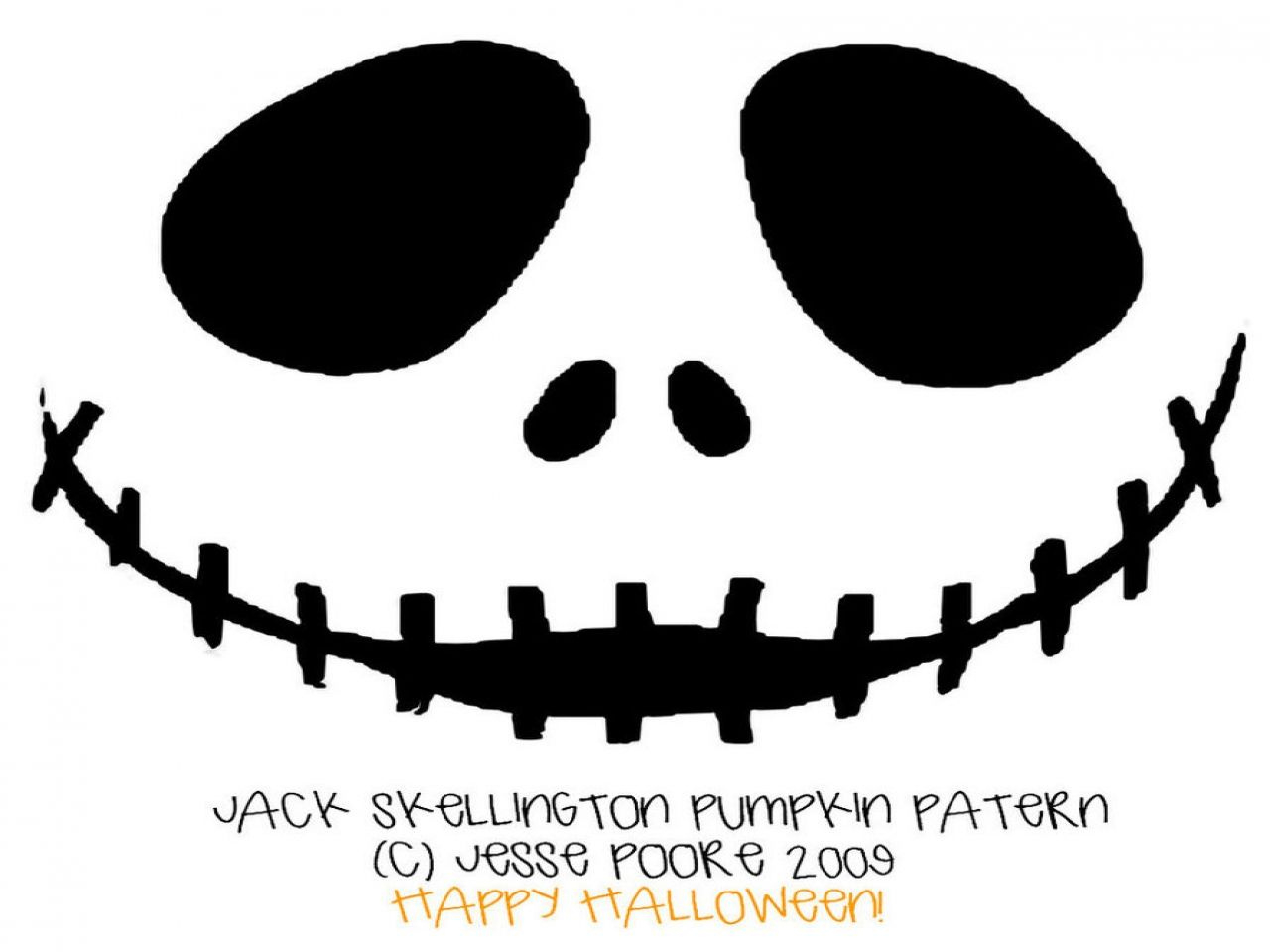 Free Printable Jack Skellington Pumpkin Carving Stencil Templates within Free Printable Jack Skellington Pumpkin Stencils