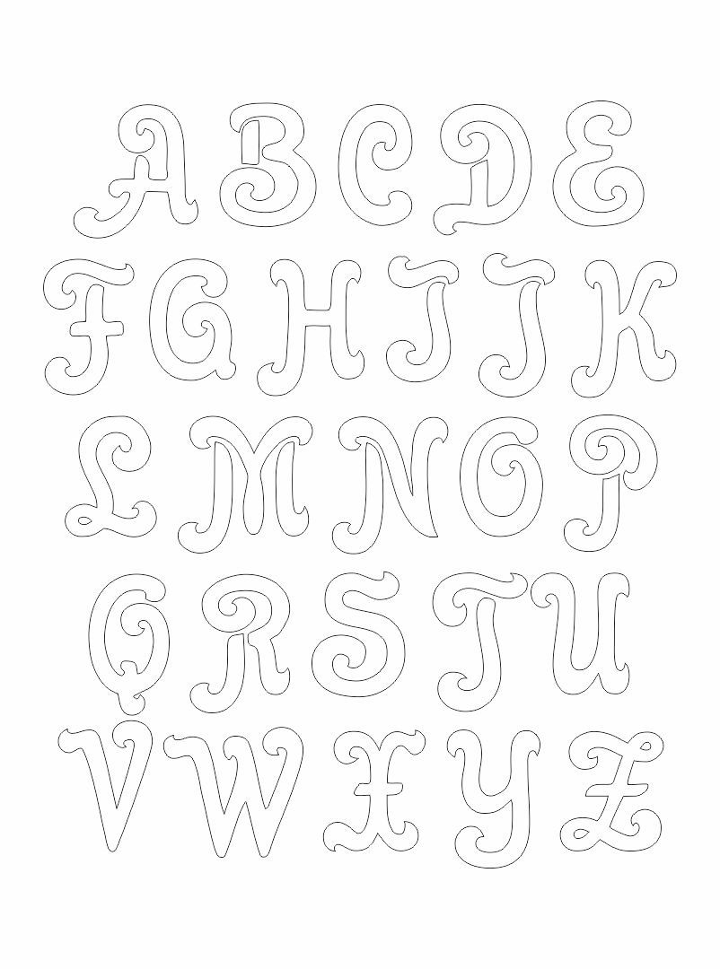Free Printable Letter Stencils For Creative Projects for Free Printable Alphabet Stencil Patterns