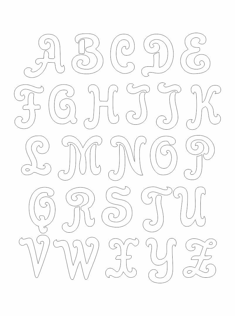 Free Printable Letter Stencils For Creative Projects pertaining to Free Printable Alphabet Stencils