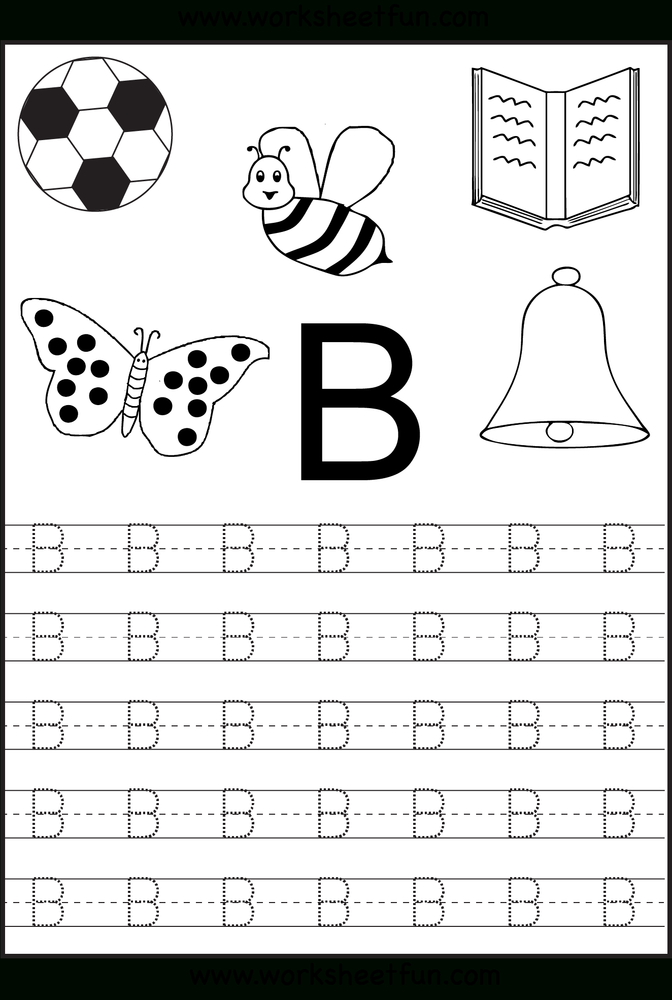 Free Printable Letter Tracing Worksheets For Kindergarten – 26 pertaining to Free Printable Alphabet Worksheets For Kindergarten