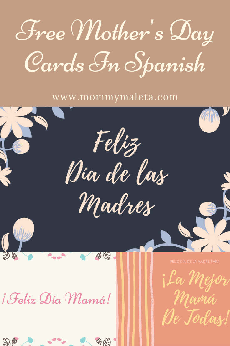 Free Printable Mother&amp;#039;S Day Cards In Spanish - Mommymaleta intended for Free Spanish Mothers Day Cards Printable