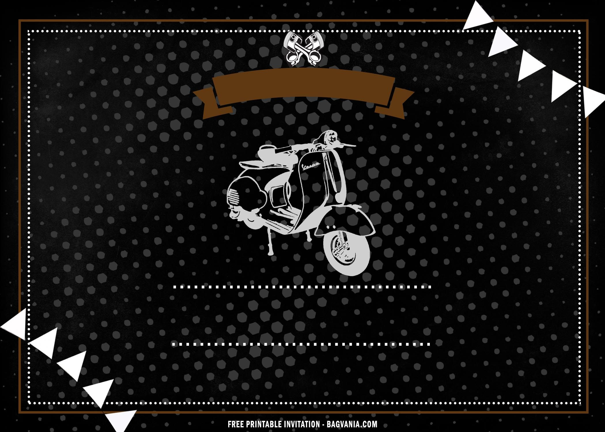 Free Printable) - Motorcycle Birthday Invitation Templates inside Motorcycle Invitations Free Printable