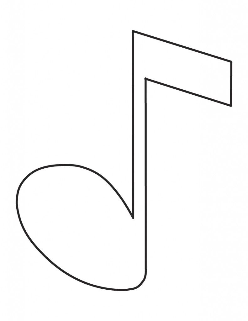 Free Printable Music Note Coloring Pages For Kids inside Free Printable Pictures Of Music Notes