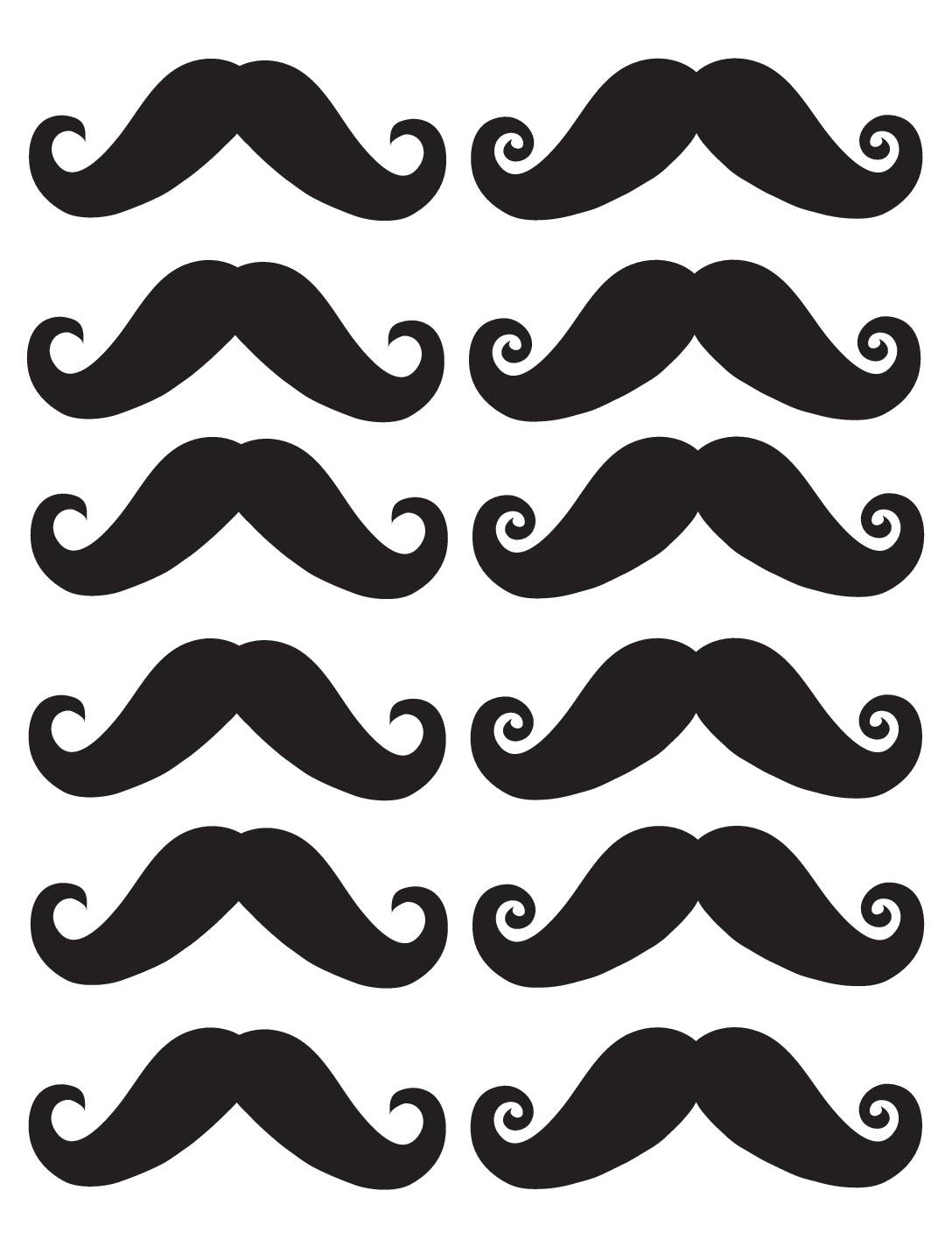 Free Printable Mustache Coloring Pages And More | Lil Shannie with regard to Free Printable Mustache