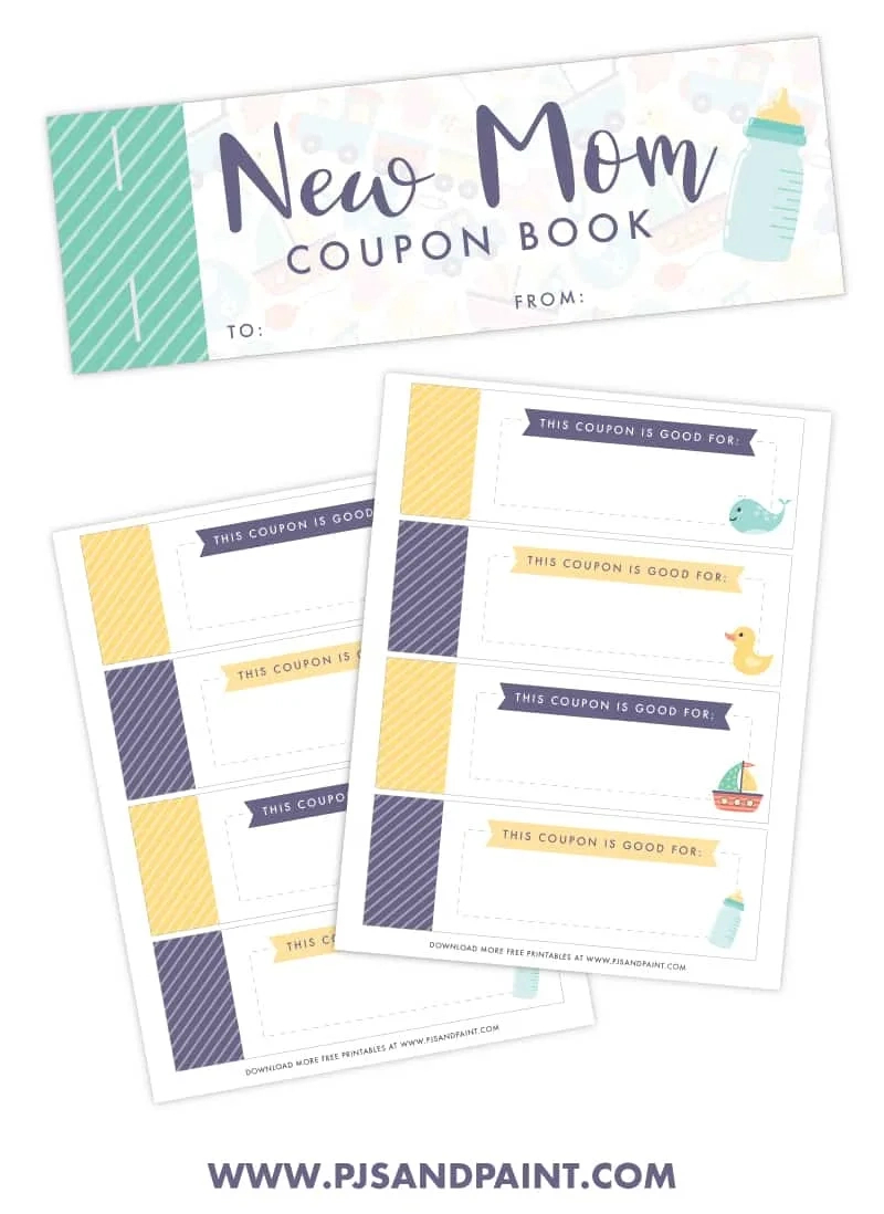 Free Printable New Mom Coupon Book - Printable Baby Shower Gift in Free Printable Coupons For Baby Diapers