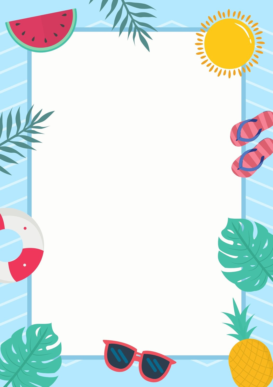 Free Printable Page Border Templates You Can Customize | Canva regarding Free Printable Summer Borders