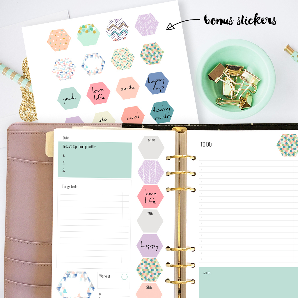 Free Printable Planner Inserts For Large Planners Plus Bonus with regard to Free Planner Refills Printable