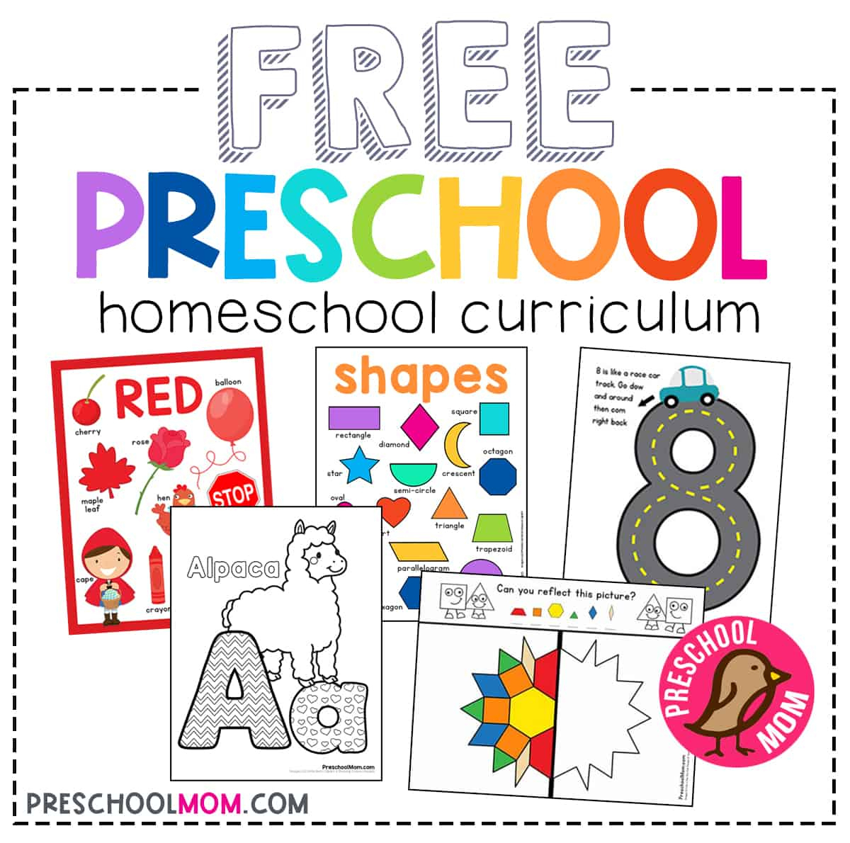 Free Printable Preschool Worksheets - Preschool Mom inside Free Printable Pages For Preschoolers