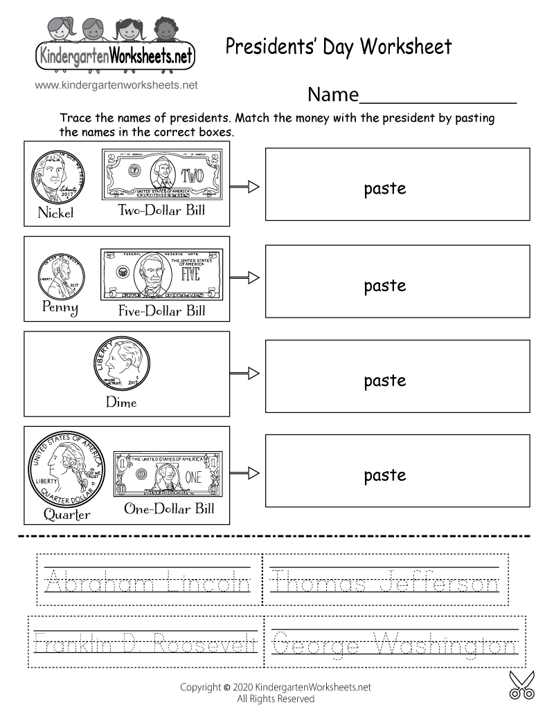 Free Printable Presidents&amp;#039; Day Worksheet in Free Printable Presidents Day Worksheets